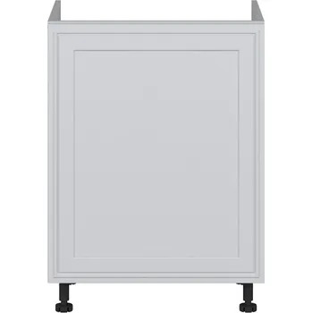 Kuchyňská skříňka Black red white Spodní kuchyňská skříňka Verdi pod dřez DK-60/82 Zvolte stranu: levé provedení, Barva korpusu skříněk: Bílá alpská, Zvolte barvu dvířek: Jasná šedá mat