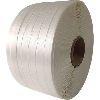 Stahovací páska PES textilní vázací páska lepená - šíře 13mm návin 500m (dutinka 76 mm)