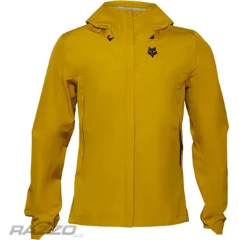 Cyklistická bunda Pánská bunda na kolo FOX Ranger 2.5L Water Jacket Mustard 2024 XL