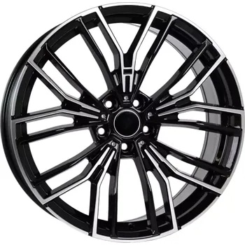 Alu kolo Alu kola Racing Line B5964, 20x9.5 5x112 ET37, černá + leštění (zátěžová)