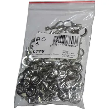 Oko kabelové 8,4mm,kabel 1,5-2,5mm2 (RNB 2-8), balení 100ks