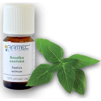 Vonný olej ARTTEC přírodní vonný olej Bazalka exotická bio 10 ml NAT00003