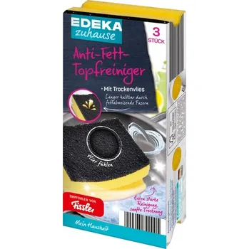 Edeka speciální houbičky na čistění hrnců a pánví 3ks