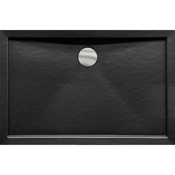 BESCO ALPINA STONE EFFECT, obdélníková sprchová vanička Rozměr A - 120, Rozměr B - 90, Rozměr C - 5.5 OLBVANACALP129S