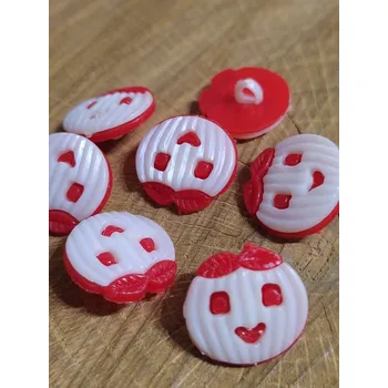 Knoflík Knoflík dětský barva červená