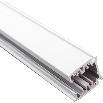 LED osvětlení Třífázová napájecí lišta přisazená bílá 2 metry 230V
