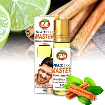 Vůně do bytu Zdraví ze Srí Lanky Beam Head Master Roll On - olej zmírňující bolest hlavy 6 ml