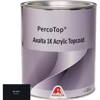 barva na kov Akrylátová 1K barva Axalta RAL 9017 5°lesku stupeň lesku Pololesk