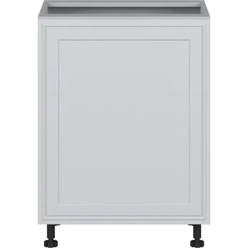 Black red white Spodní kuchyňská skříňka Verdi D-60/82 Zvolte stranu: levé provedení, Barva korpusu skříněk: Šedá grenola, Zvolte barvu dvířek: Jasná šedá mat