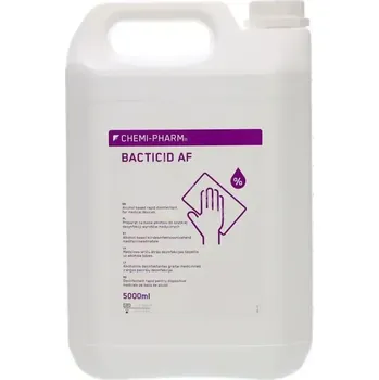 Dezinfekce CHEMI-PHARM, BACTICID AF, spray 5kg kanystr (Tekutý alkoholový přípravek určený k rychlé dezinfekci a čištění ploch a povrchů)