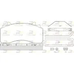 ROADHOUSE Sada brzdových destiček RDH JSX 21526.80