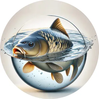 Jedlá dekorace na dort Jedlý papír kapr