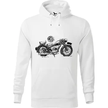 Dámská mikina Mikina - ČZ 175 Barva: Bílá (00), Velikost: 3XL, Střih: Pánské