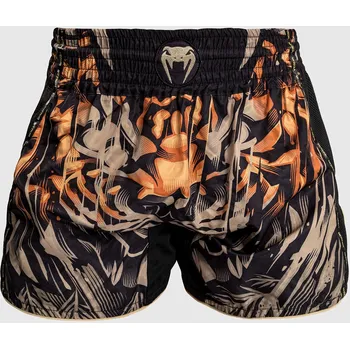 Oblečení pro bojové sporty Muay Thai šortky Venum Tiger - Black/Neon Orange Velikost: M