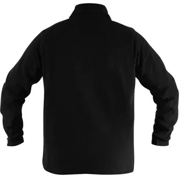 Rybářské oblečení Avid Mikina Full Zip Fleece Černá XXXL
