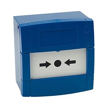 Hlásič požáru Modrý tlačítkový hlásič pro povrchovou montáž