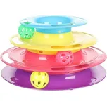 Flamingo Interaktivní hračka pro kočky Bagera s míčky 24x13cm