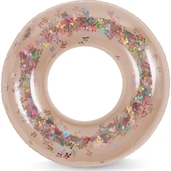 Nafukovací kruh Konges Slojd Konges Sløjd Nafukovací kruh Multi Cherry Blush Transparent Konges Sløjd Junior Swim Ring Transparent
