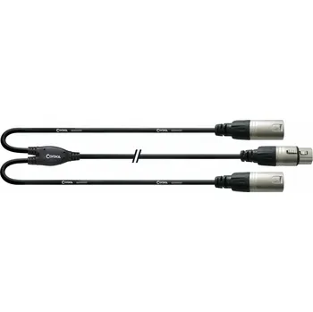 Příslušenství ke zvukové technice Cordial CFY 0,3 FMM 30 cm Audio kabel