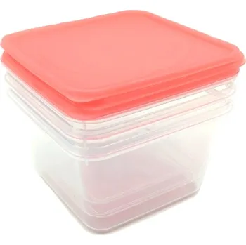 Dóza na potraviny JAHU Dóza na potraviny 3491-850ml- 3ks-Růžová-Plast