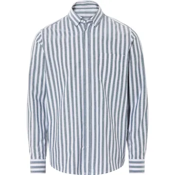 Pánská košile LIVERGY® Pánská volnočasová košile (pruhy/bílá/modrá, S (37/38))