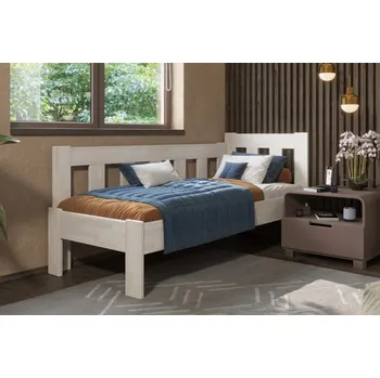 Postel ProSpánek Utena 80 x 200 cm, levý roh, buk BO102