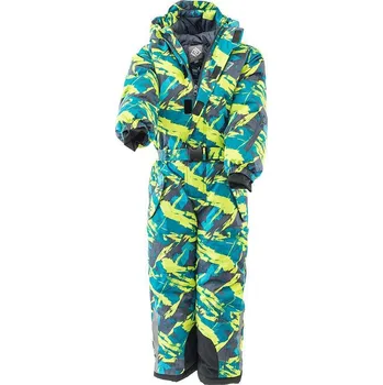 Kojenecká kombinéza Pidilidi Zimní lyžařský overal chlapecký tyrkysová 104