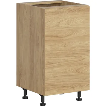 Black red white D-45/82 dolní skříňka P/L kuchyně Hamper Zvolte stranu: pravé provedení, Barva korpusu skříněk: Bílá alpská, Zvolte barvu dvířek: Dub Hikora