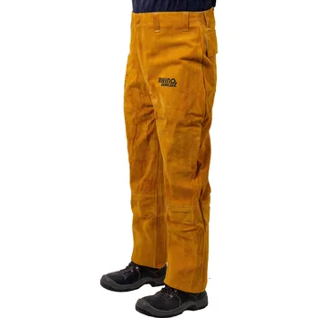 Příslušenství ke svářečce RHINOWELD Kalhoty svářečské celokožené velikost: M