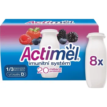 Actimel Probiotický jogurtový nápoj 8x 100 g lesní plody
