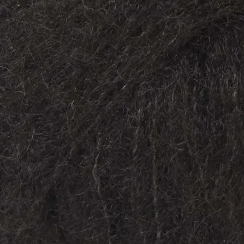 Příze Drops Brushed Alpaca Silk Uni Colour 16 Black Pletací příze
