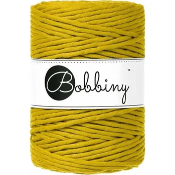 Příze Bobbiny Macrame Cord 5 mm 100 m Spicy Yellow Šňůra