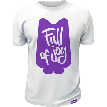 Muziker Merch T-Shirt Classic Joy Unisex Tričko Unisex White 3XL