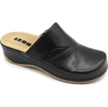 Dámské pantofle Leon Leons Flexi dámské zdravotní pantofle - Černá Barva: Černá, Velikost: 36