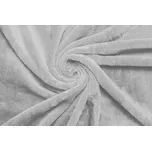 JAHU Mikroplyšové prostěradlo - stříbrná - 180x200cm