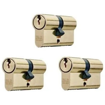 Vložka do dveří FAB TRIO 3x 100RSD 29+35mm 6 klíčů