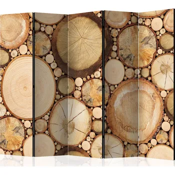 Paraván Paraván - Dřevní zrna II Velikost: 225x172 cm, Provedení: Jednostranný