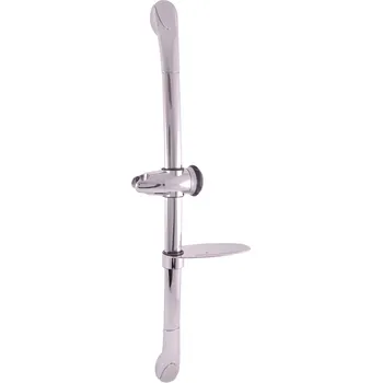 Tyč na sprchový závěs Arttec Sprchová tyč s posuvným držákem a mýdlenkou, Barva: chrom PD0078