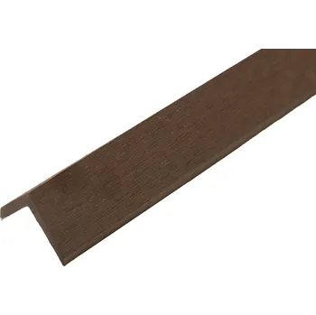 ALFIstyle WPC fasádní obklad - Rohová lišta - Palubka, Světle šedá, 2900x45x45 mm