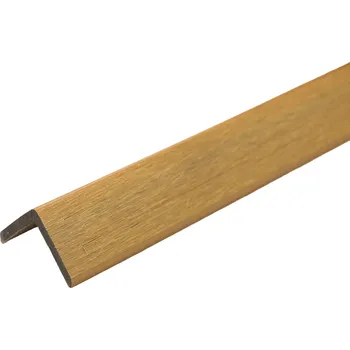 ALFIstyle WPC fasádní obklad - Lamela, Rohová lišta, Světle hnědá, 2900x41x41 mm