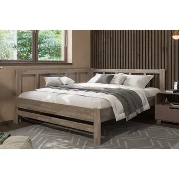 Postel ProSpánek Bety 140 x 200 cm, levý roh, buk BO105