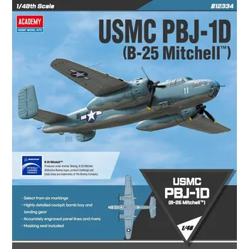 Plastikový model Academy B-25 Mitchell USMC PBJ-1D 1:48