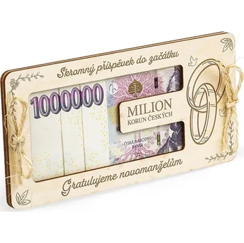 FK Dárkový milion pro novomanžele 20x10cm