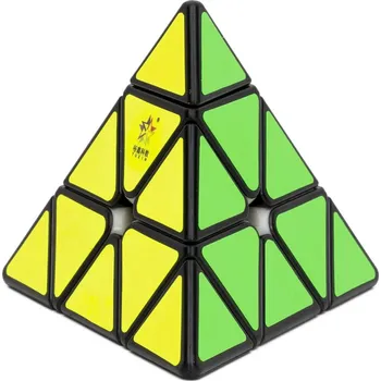 Hlavolam Pyraminx YuXin Little Magic Černá s nálepkami