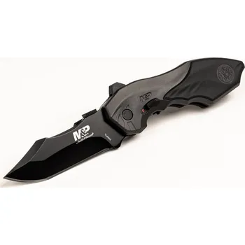 Bojový nůž Nůž S W MILITARY POLICE rovné ostří ČERNÝ