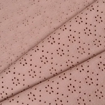 Madeirový úplet barva starorůžová