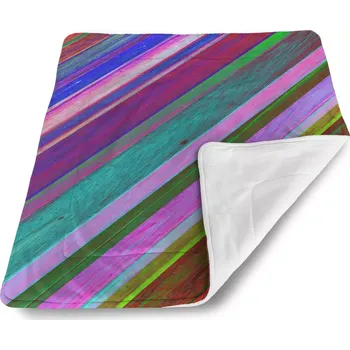 deka Sablio Dětská deka pro miminko Nabarvené dřevo - 80x100 cm