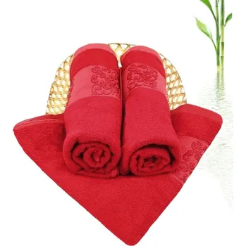 JAHU Ručník/Osuška ANKARA - vínová Velikost: 70x140cm