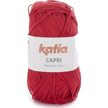 Příze Katia Capri 82059 Red Pletací příze