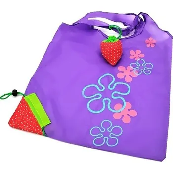 Nákupní taška JAHU Skládací nákupní taška do kabelky-fialová